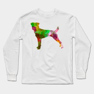 Parson Russel Terrier in watercolor Long Sleeve T-Shirt